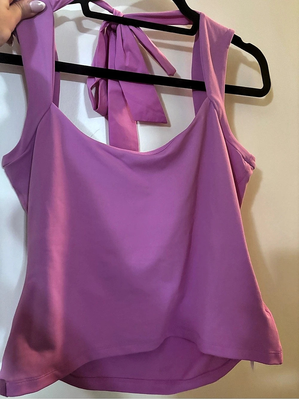 Halter Tank Top Purple